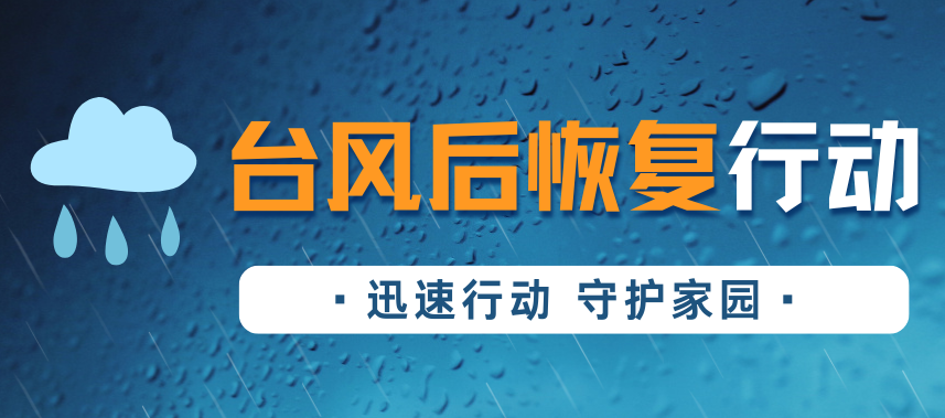台风过境，全力以“复” || 金发物业开展园区复原行动